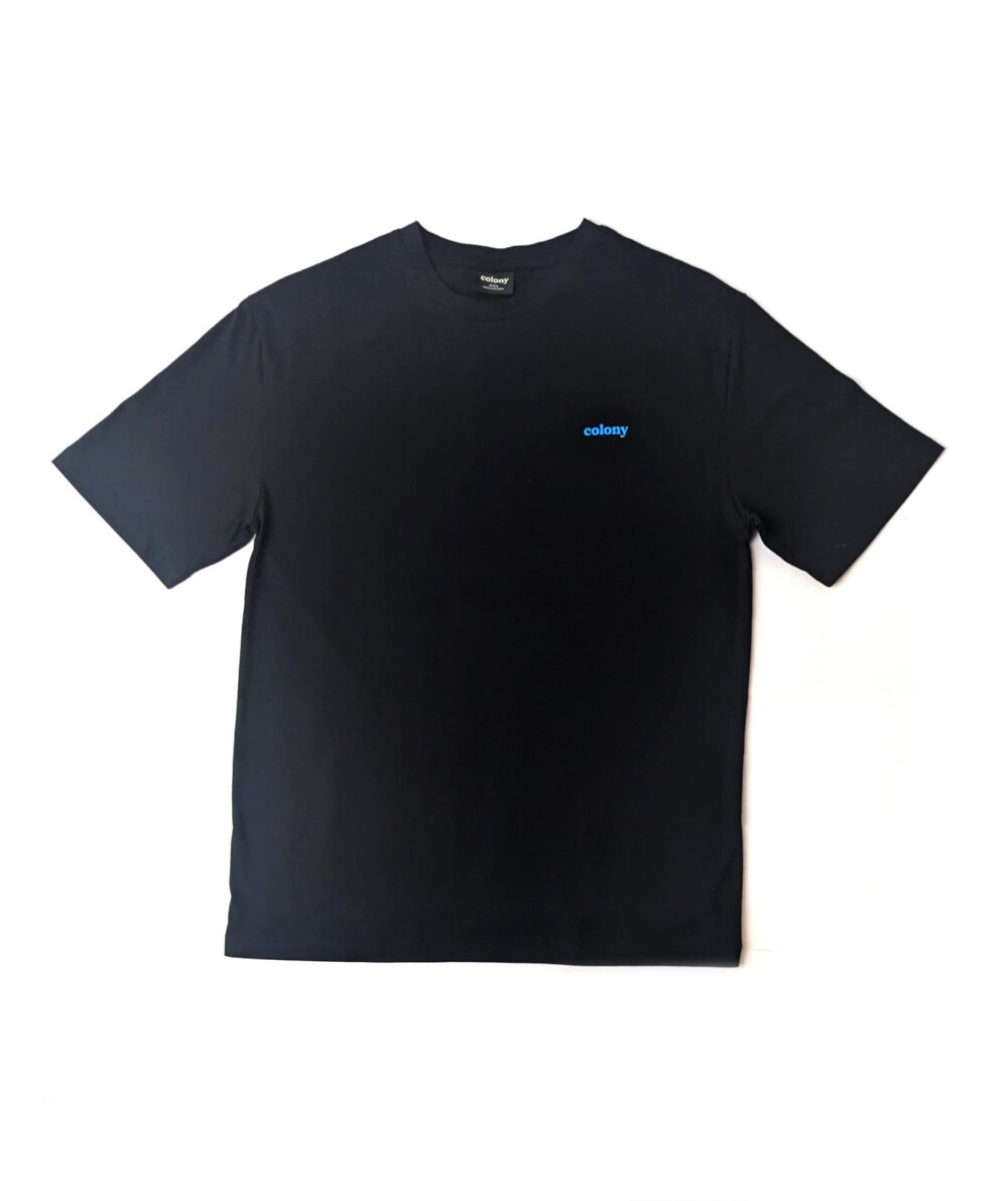 Colony Static Sessions Tee in Black Front