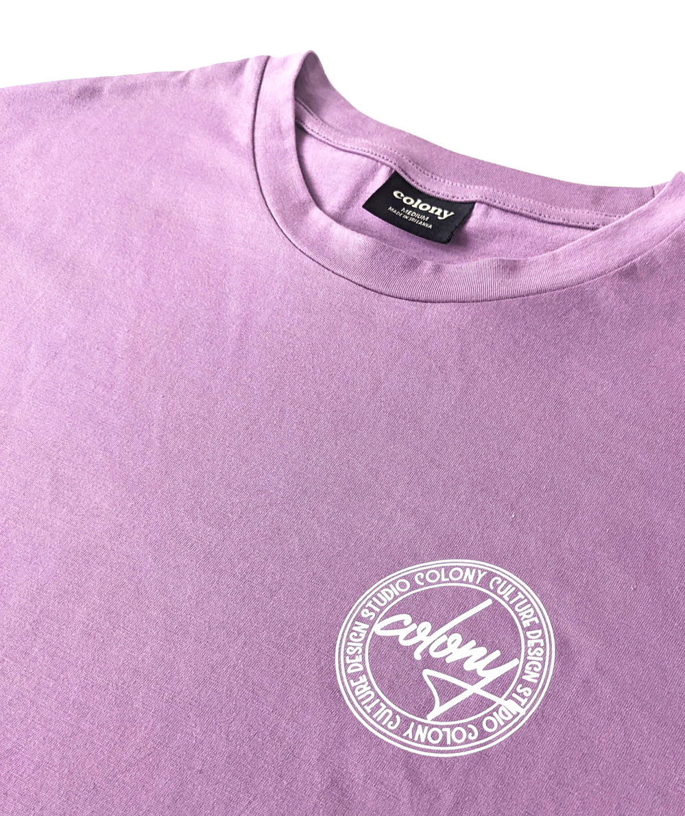 Oversized Graphic Tshirt - Studio Tee in Purple