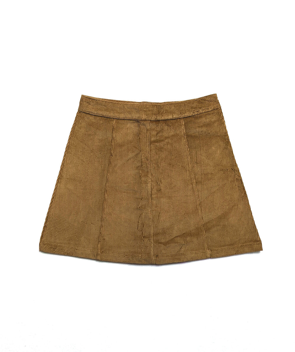 womens-corduroy-skirt-tan-back