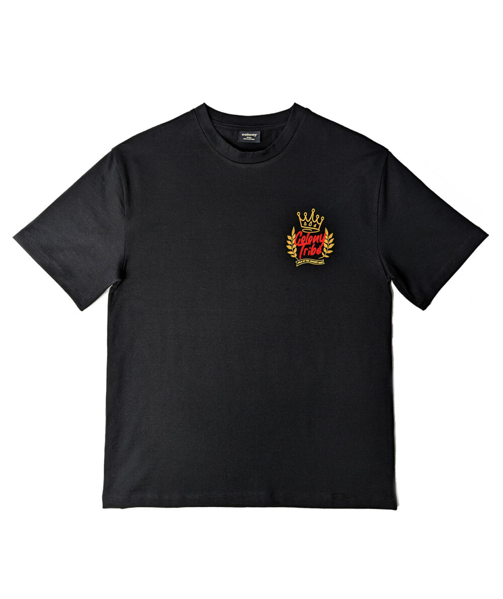 tribe-tee-black-front
