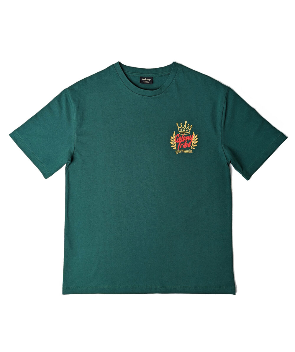 tribe-tee-green-front