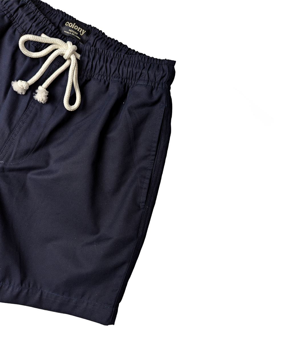 colony mens urban short navy front close up