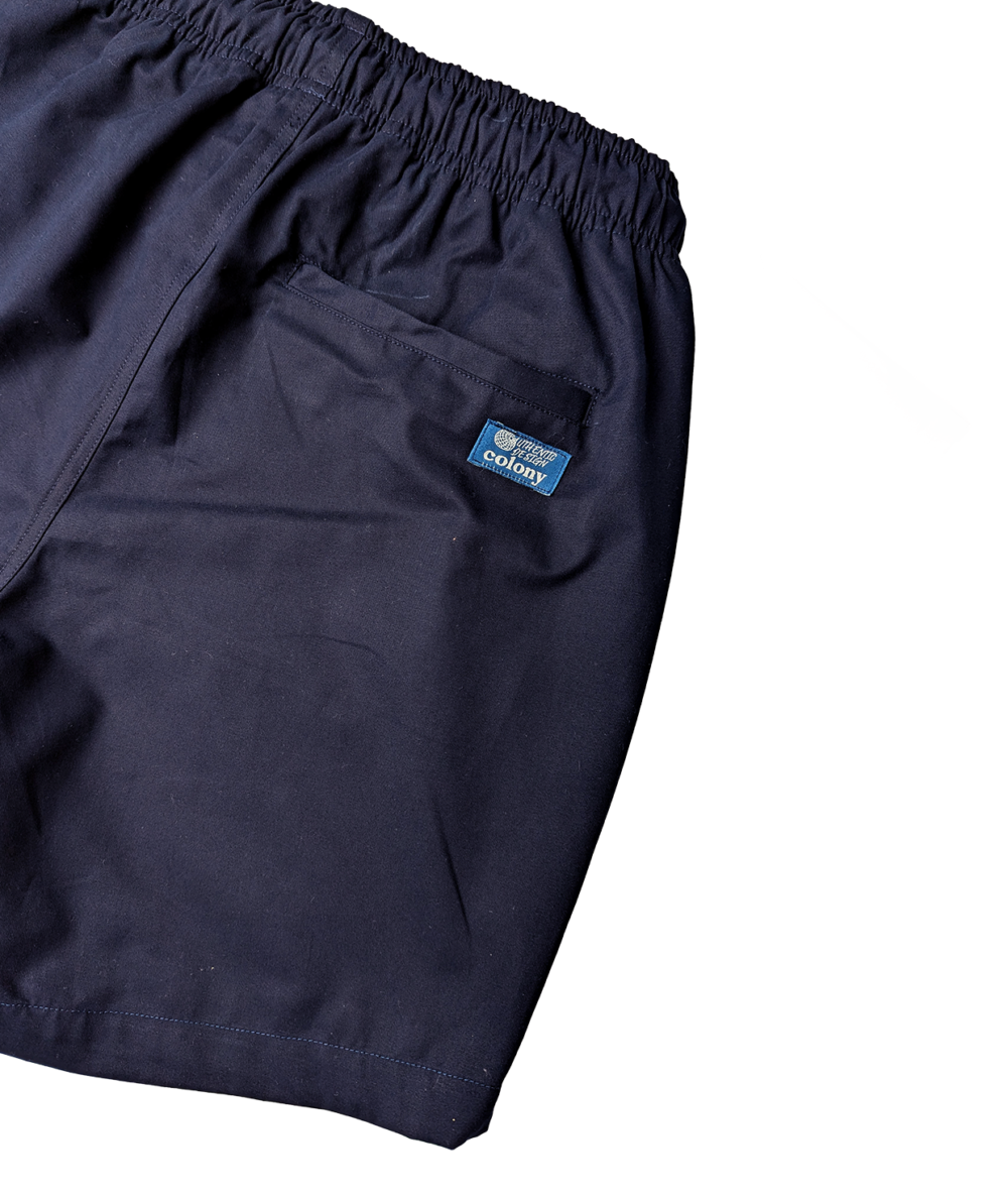 colony mens urban short navy back close up