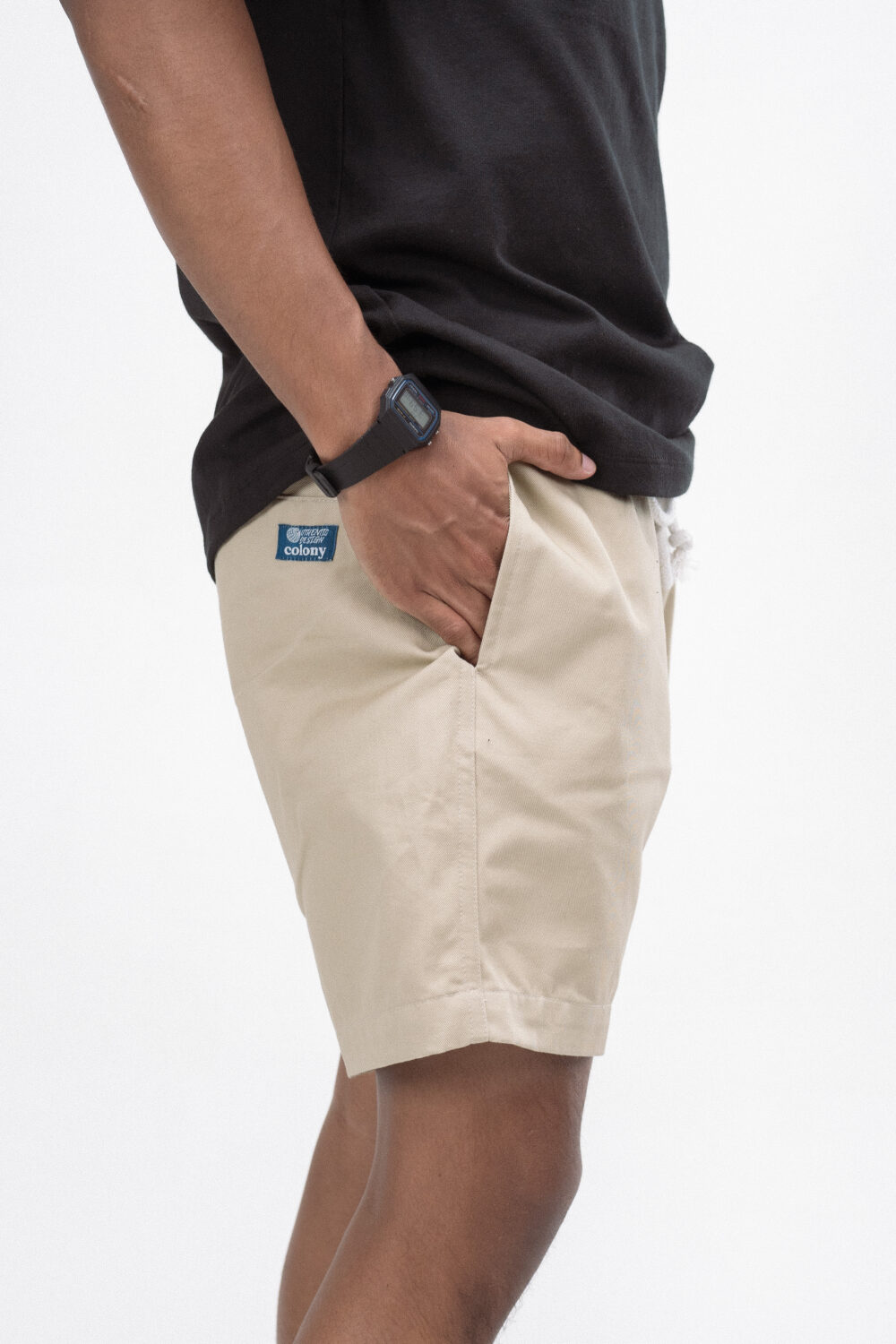 Mens Urban Shorts - Bone - Image 3